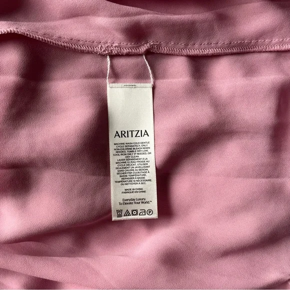 Aritzia Wilfred Tuberose Dress in Tart Pink - Picture 6 of 8